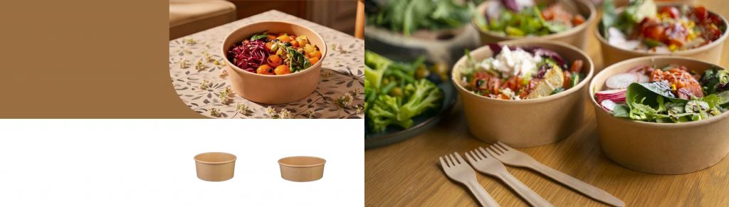 HUIPENG Packaging - Banner Kraft Paper Salad Bowls