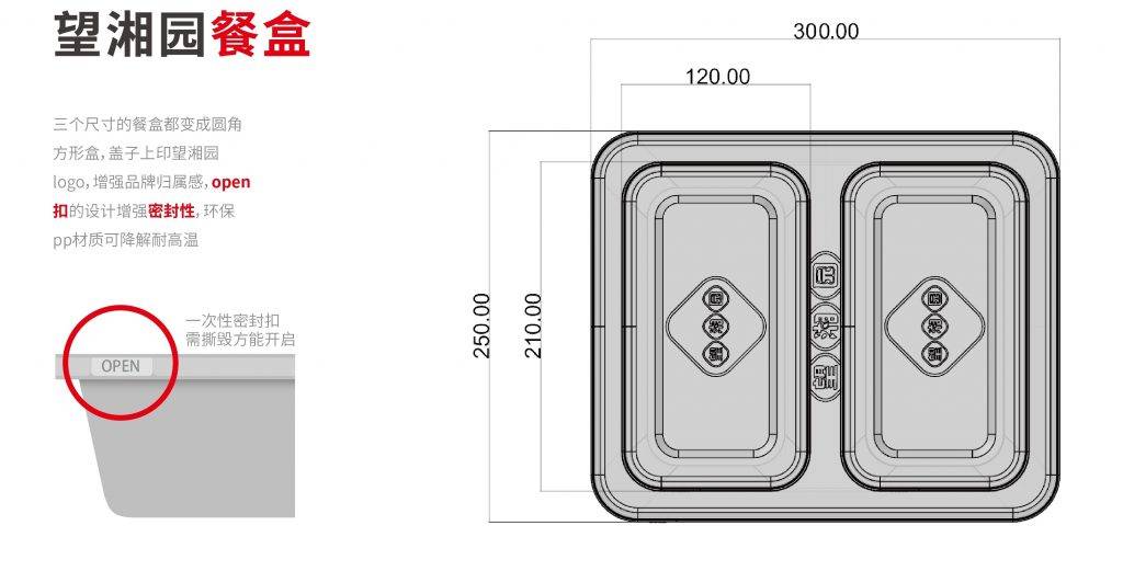 HUIPENG Packaging - Case Southmemory Food Container Blueprint
